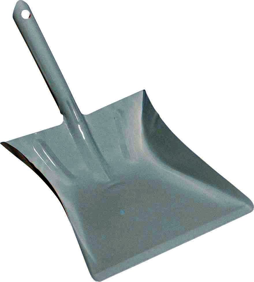 Kehrschaufel-Metall weiß
