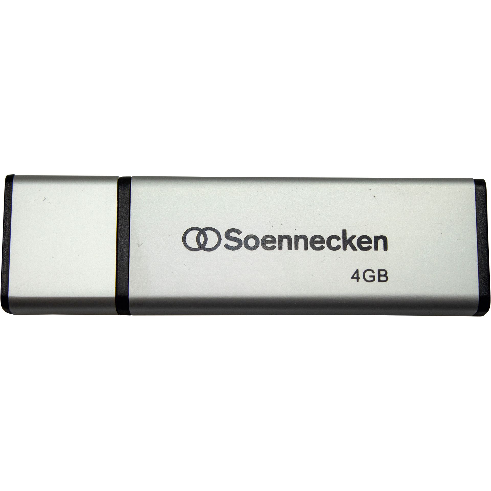 USB-Stick 2.0 4GB schwarz/silber