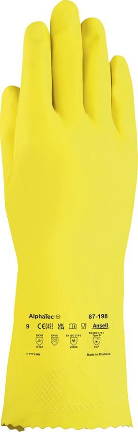 Handschuh AlphaTec 87-198 Gr. 07 Ansell