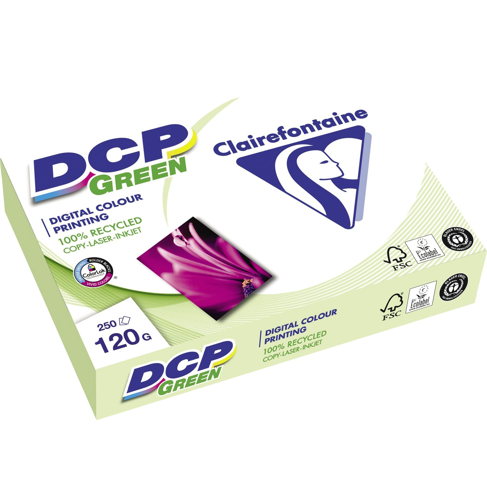 Kopierpapier DCP Green A4 120g ws 250Blatt
