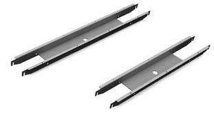 Traverse starr 960mm, RAL 9006 weißaluminium