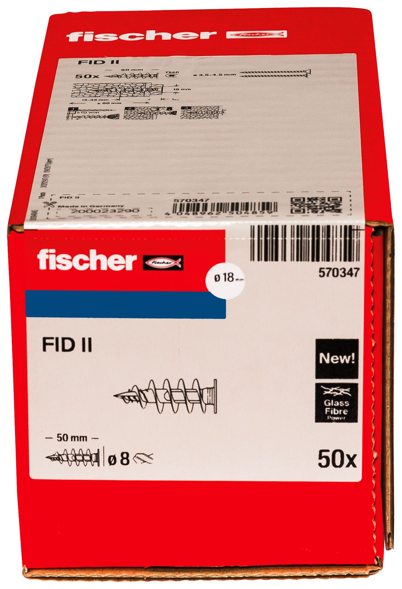 FISCHER Dämmstoffdübel, Torx40