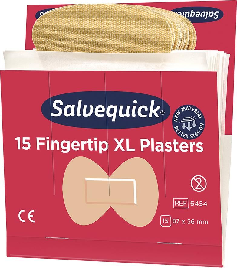 Salvequick Fingerspitzen-Pflaster elastisch Refill 6454 VPE 6 Stück