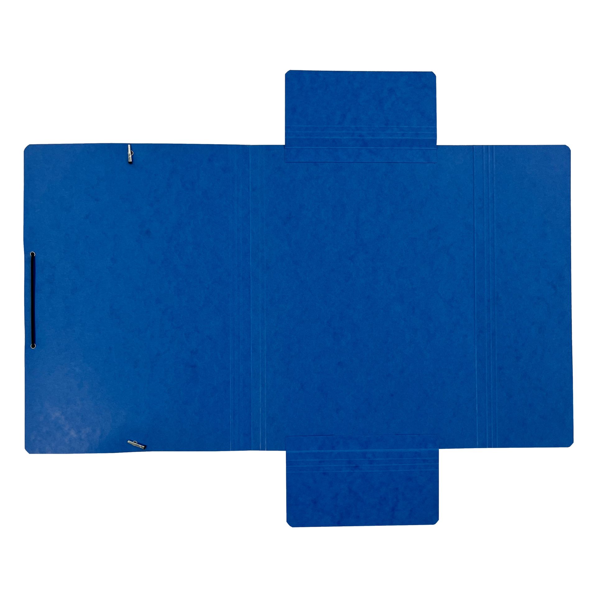 Eckspanner DIN A4 3Klappen und Gummizug blau