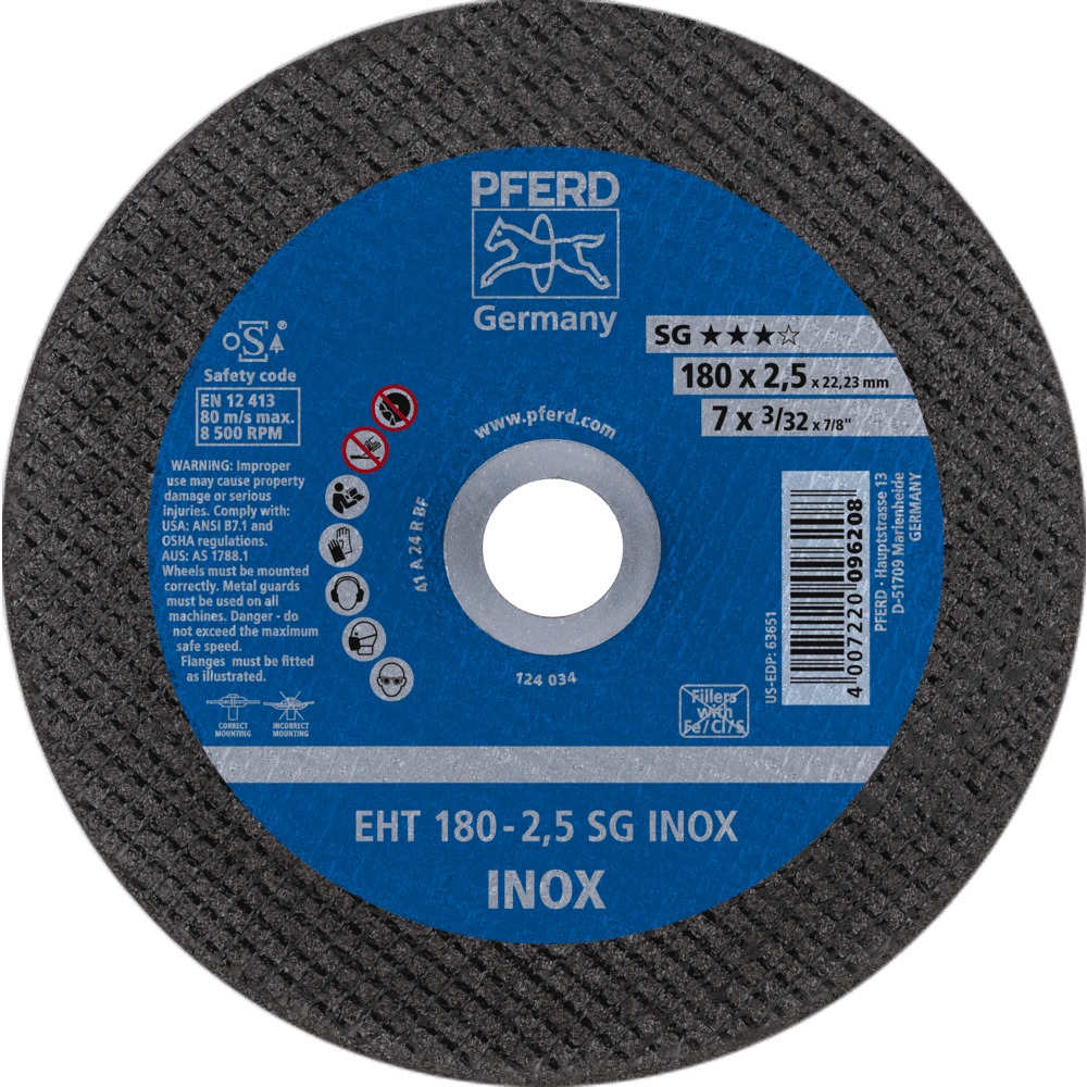 PFERD Trennscheiben EHT 180-2,5 SG INOX