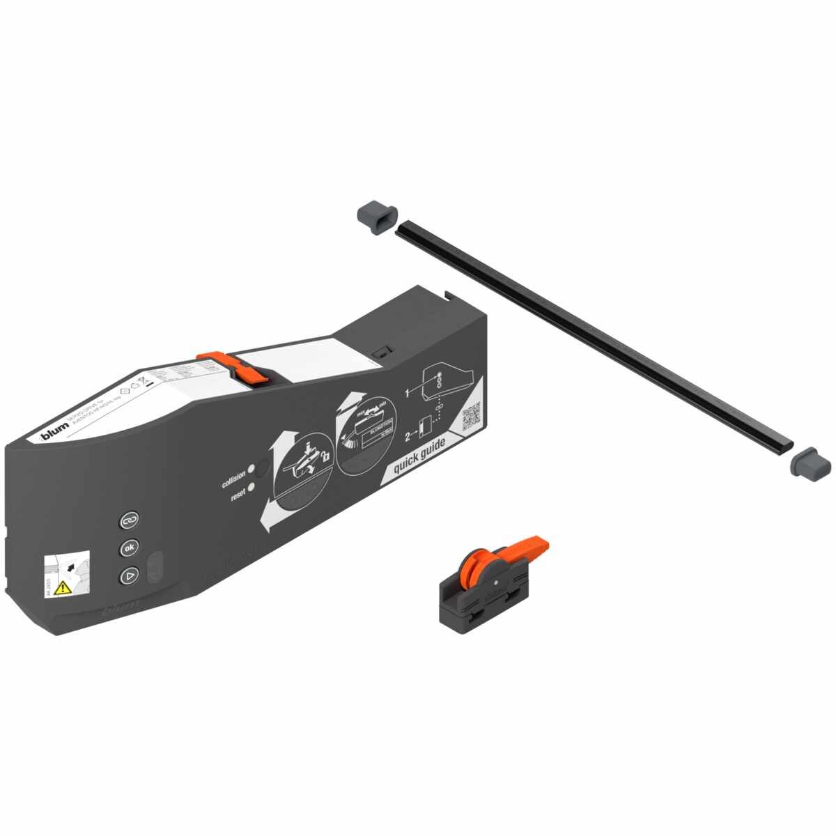 SERVO-DRIVE für AVENTOS Antriebseinheit, HF top, HL top, HS top, tiefgrau