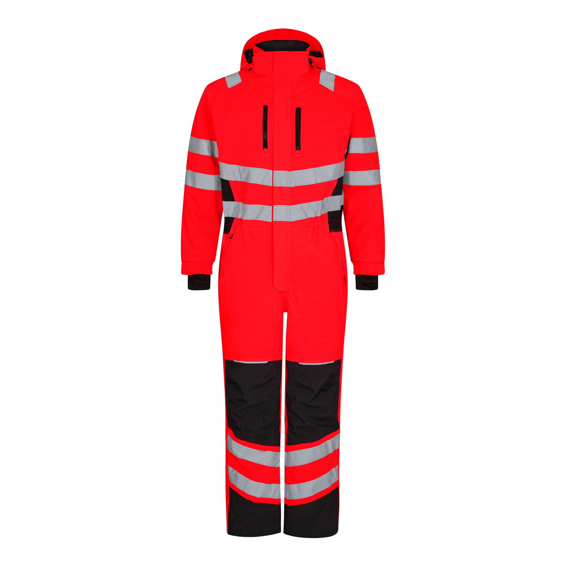 Safety Winteroverall Rot/Schwarz, Gr. 3XL
