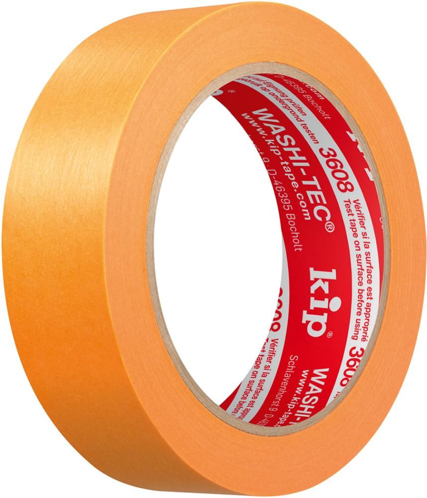 Kip WASHI-TEC STANDARD Goldkrepp orange 30 mm x 50 m
