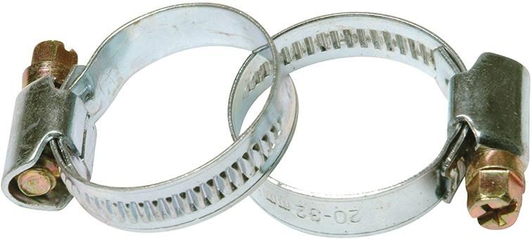Schlauchklemmen 10er Set 1", 24-40mm, verzinkt