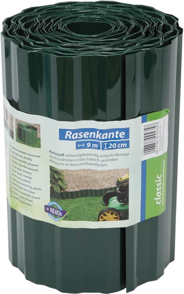 Rasenkante Kunststoff L=9m H=20cm grün classic classic