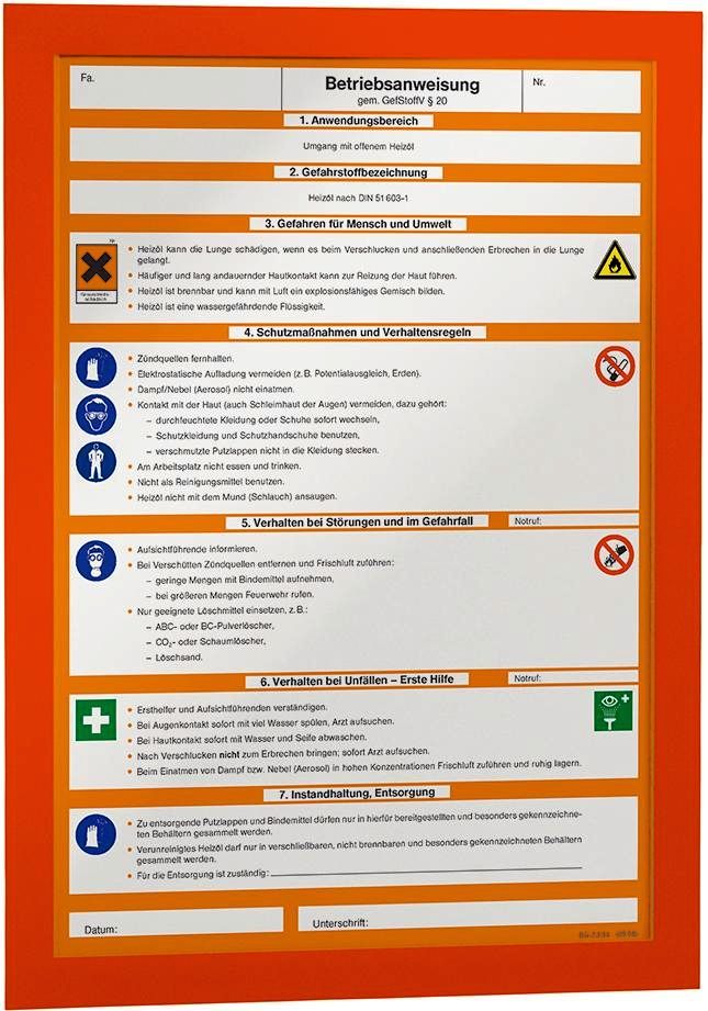 Informationsrahmen A4