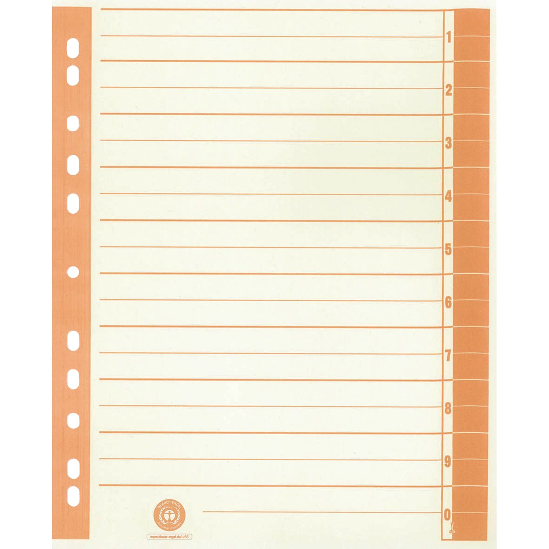 Trennblatt  RC A4 ch/or 100St