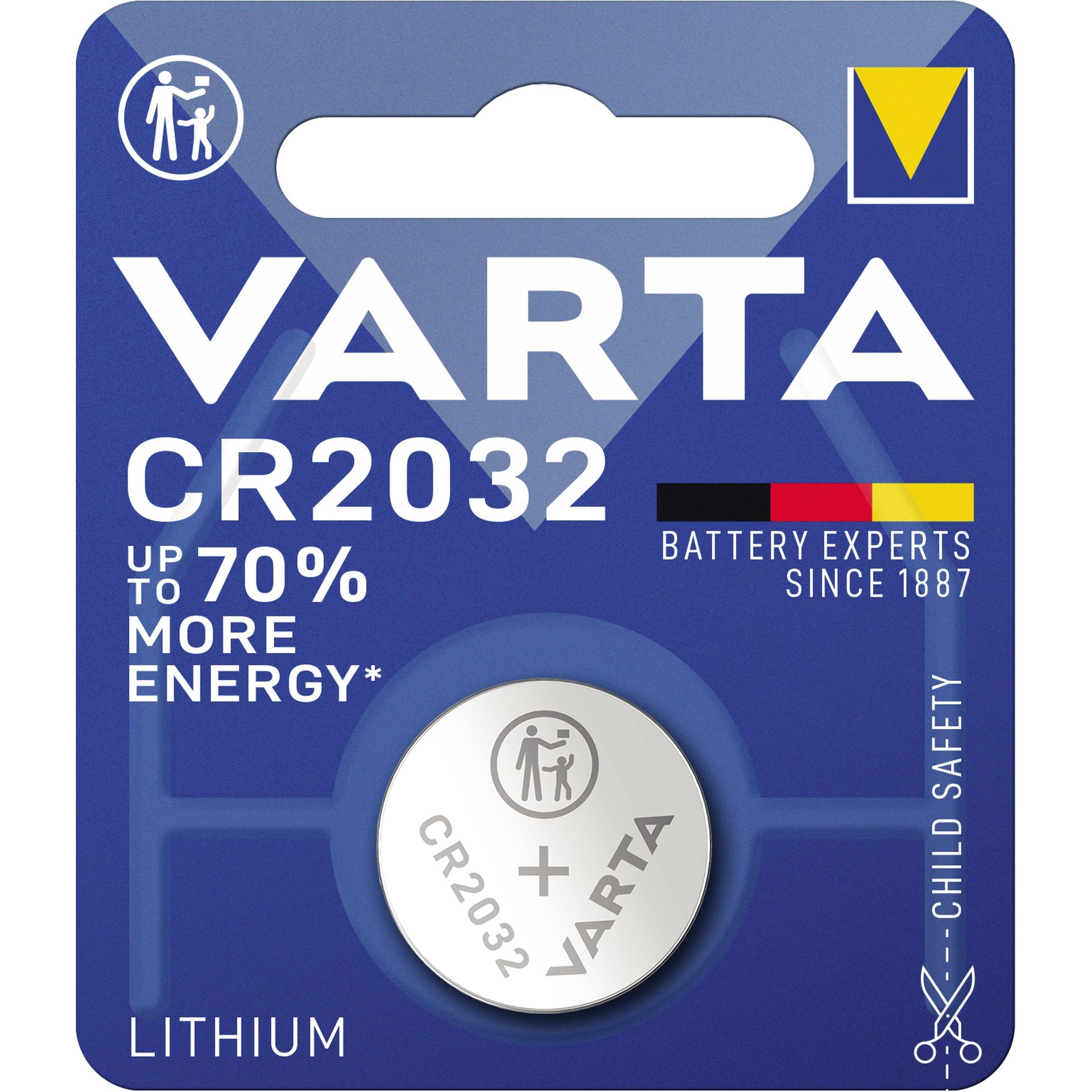 Knopfzelle Electronics CR 2032 VARTA