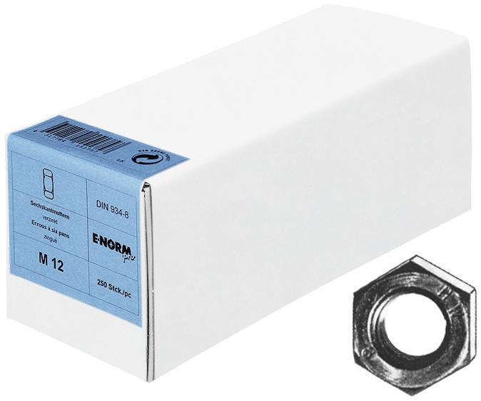 DIN 934 8 galZn M10 KP E-NORMpro