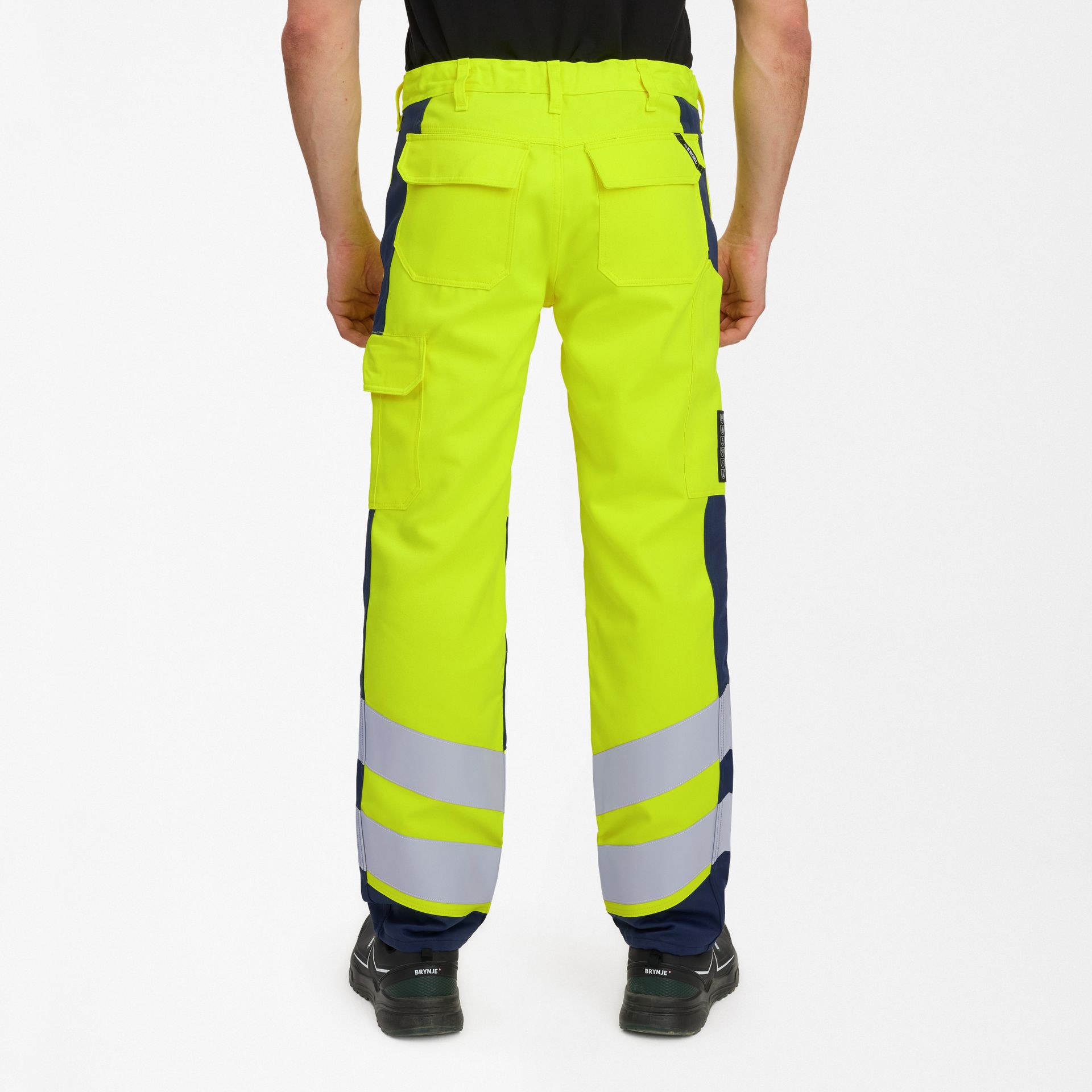 Safety+ Arbeitshose Gelb/Blue Ink, Gr. 72