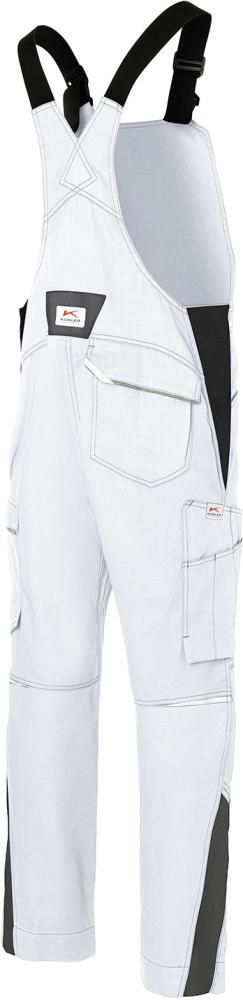 Latzhose ICONIQ, weiß/anthrazit, Gr.40 Kübler