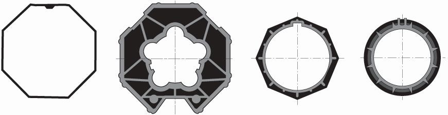Rolladen Adaptersatz 70mm