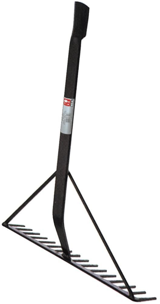Teerrechen 16 Zinken schwarz lack. Ideal