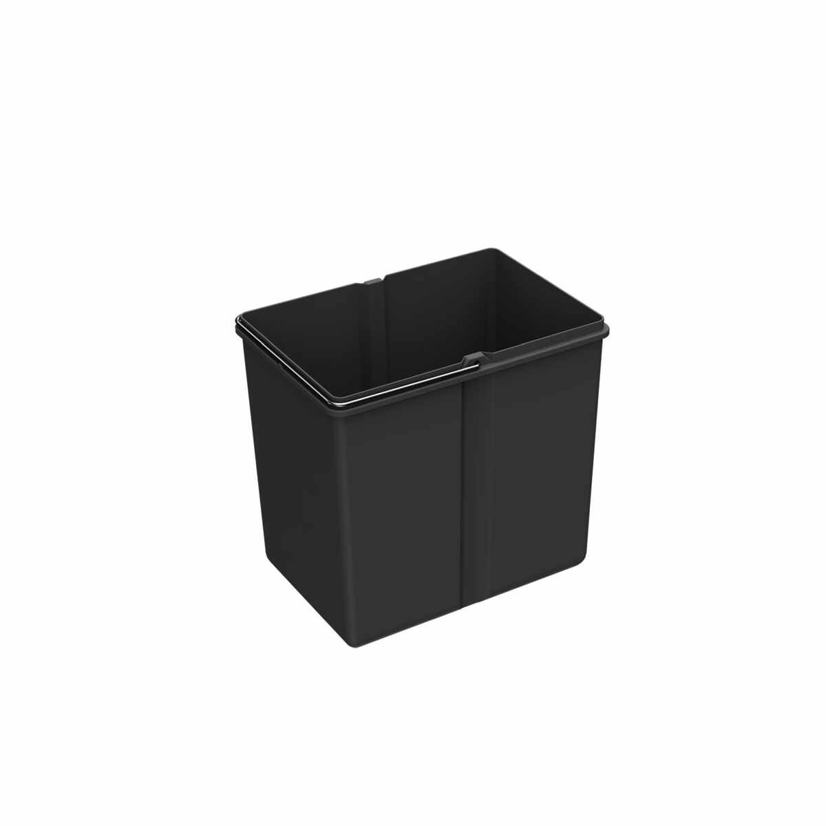 Eimer 15 l, Kunststoff, grau, B x T x H 205 x 305