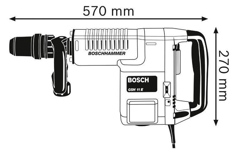 BOSCH Schlaghammer im Koffer