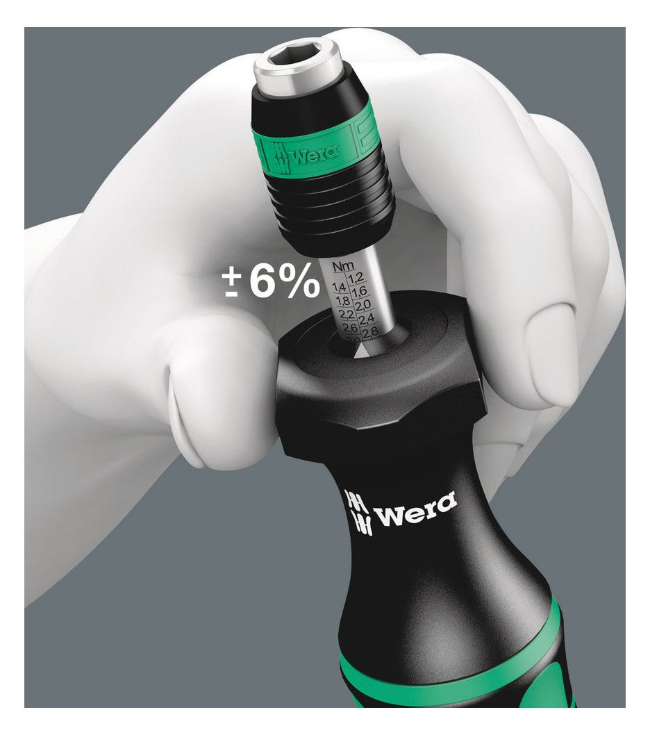 WERA Drehmomentschraubendreher, 1/4"