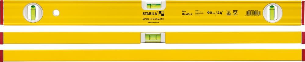 STABILA Wasserwaage Type 80 AS-2, 150 cm