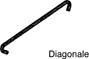 Diagonalstab Meta-CLIP L1000 mm verzinkt