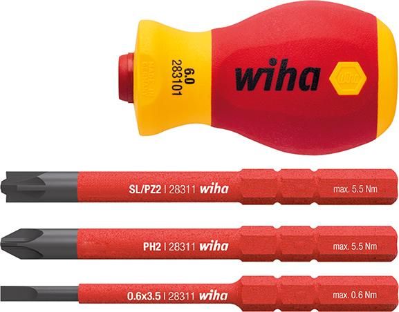 Wiha Stubby-Satz VDE 4-teilig slimVario