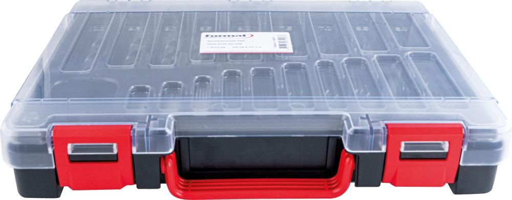 Spiralbohrer-Set DIN338 HSS geschliffen Typ N 170-teilig 1-10,0mm Kunststoffkassette FORMAT