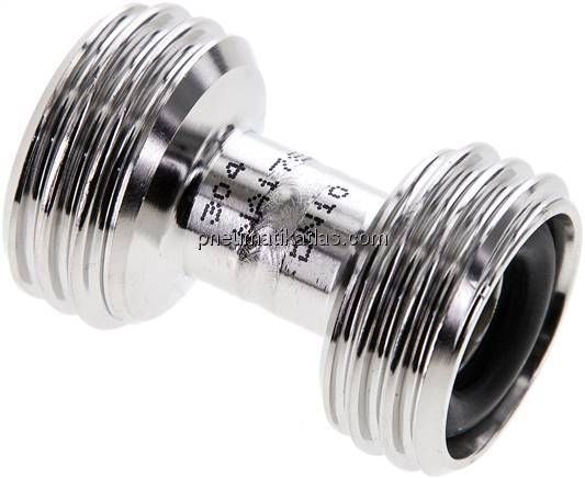 Doppelnippel (Milchgewinde) Rd 28 x 1/8"-Rd 28 x 1/8"