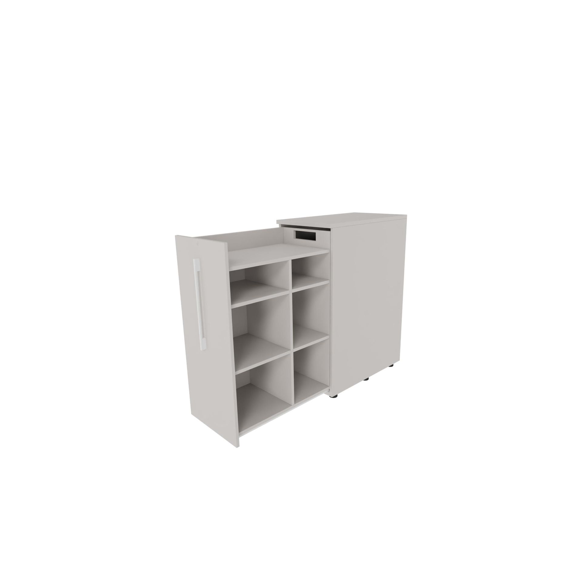 Beistellcontainer 3OH li mA B463xT800x1115mm lgr