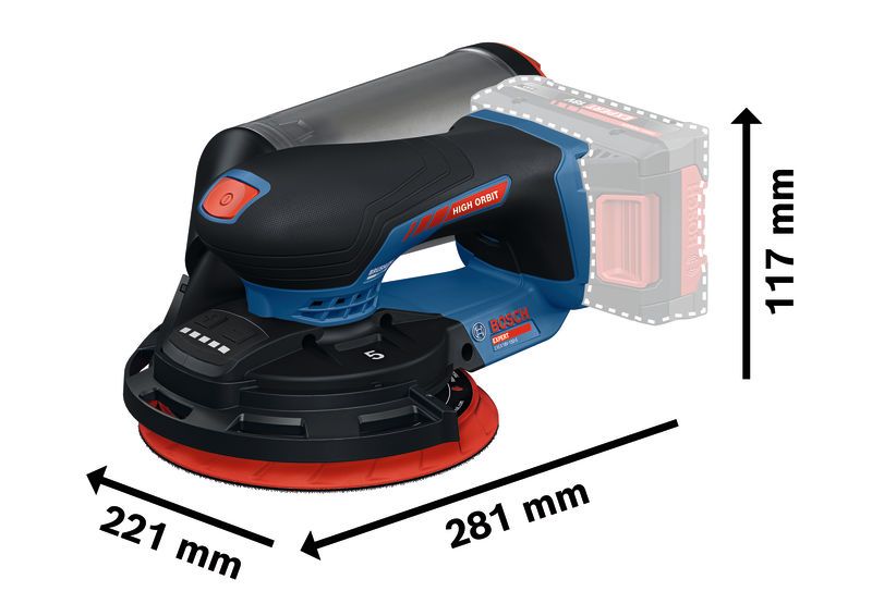 Bosch Akku-Exzenterschleifer EXEX18V-150-5