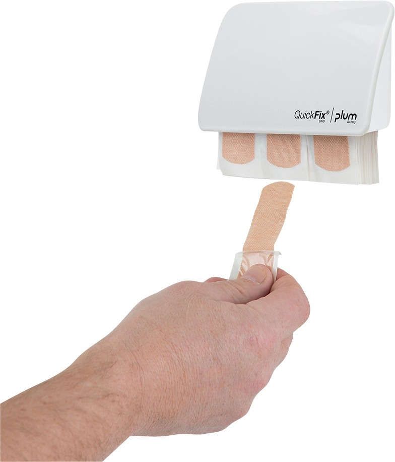 Pflastersp. UNO Quickfix,weiß ( 1x45 Plf.)