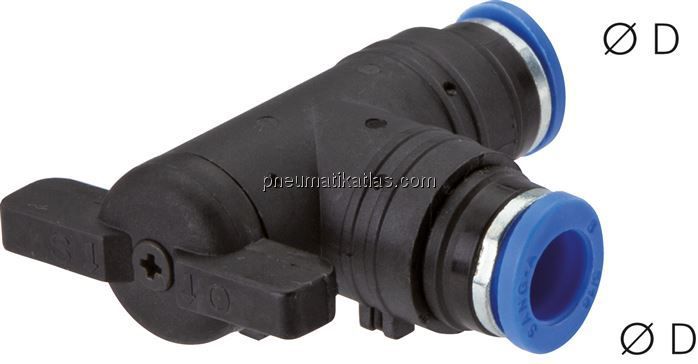 Winkel-Absperrhahn 6mm, IQS-Standard