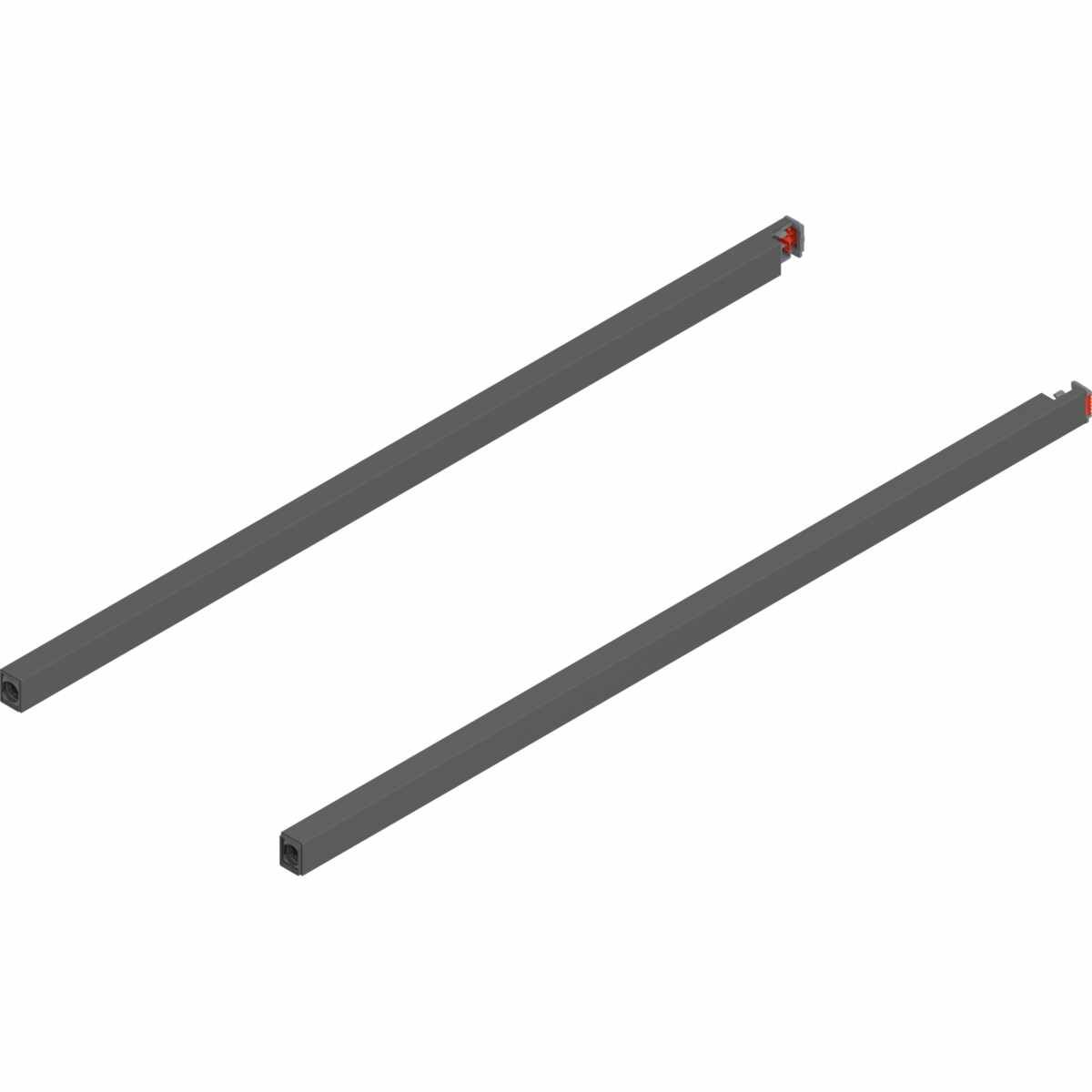 MERIVOBOX Längsreling, NL=550 mm, links/rechts, oriongrau matt
