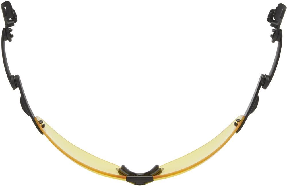 Integr. Schutzbrille V9A gelb getönt
