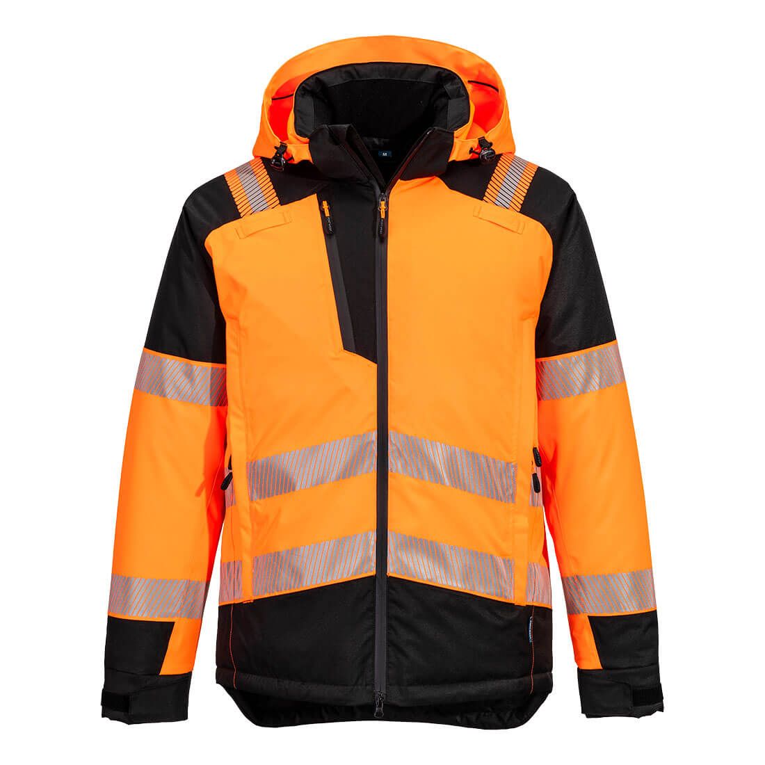 Portwest PW3 Warnschutz-Winterjacke, Orange, Gr. 2XL