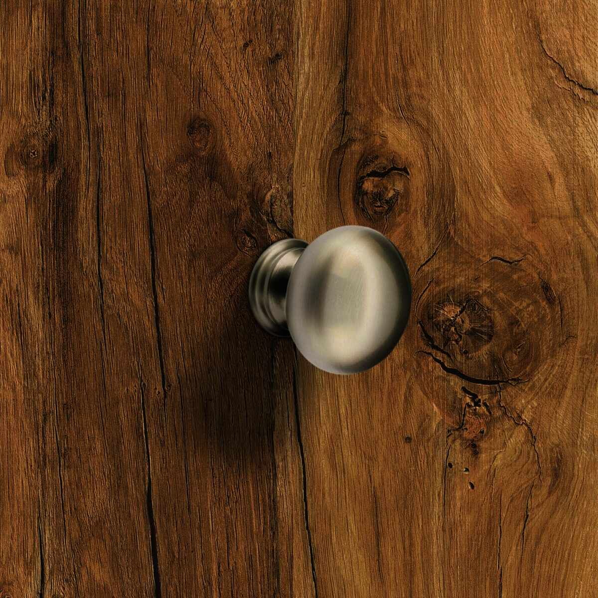 MÖBELKNOPF CIRPI Ø30 BR/EDELSTAHL OPTIK