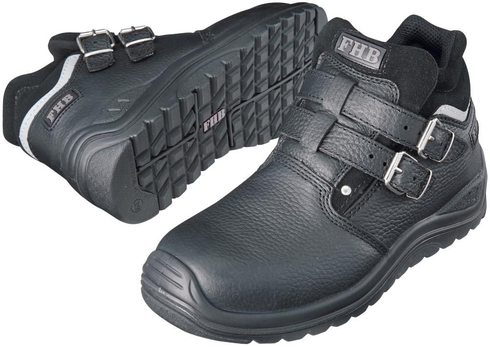 Schnallstiefel NORBERT schwarz 39 EN ISO 20345-S3 FHB