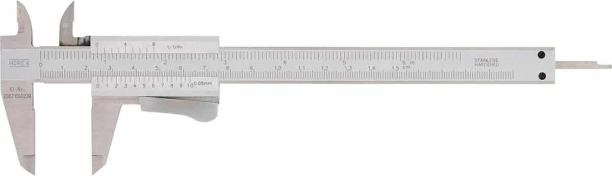 Taschenmesssch. Momentf. 150 mm rostfrei