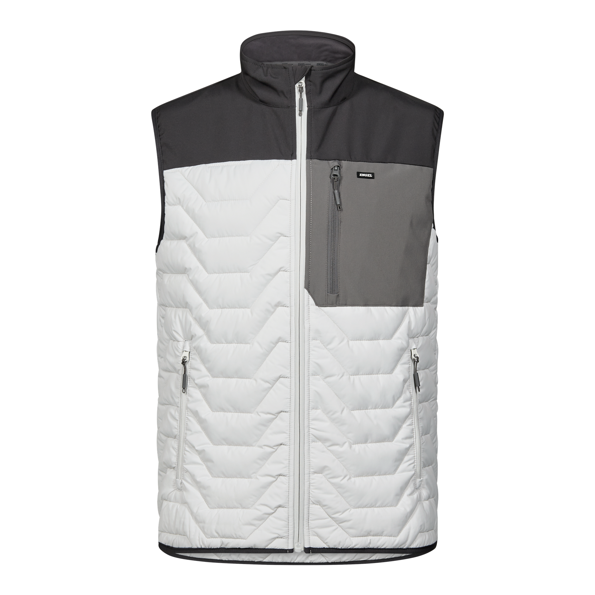 Entire Steppweste Bone White / Anthracite Grey, Gr. XS