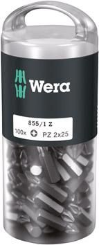 Bit-Großpack PZ1x25mm zähhart a 100 Stück Wera