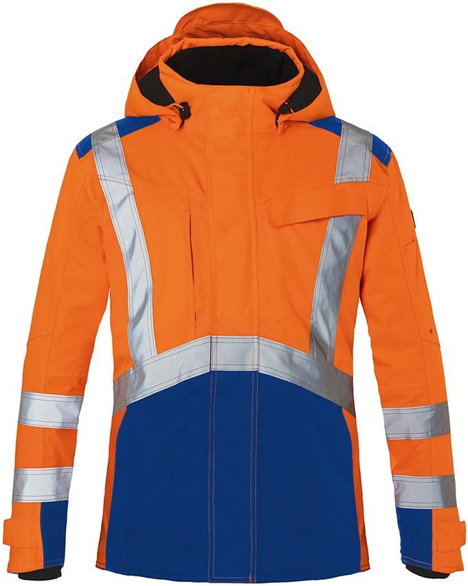 Hardshell-Jacke, warnorange/kornblau, Gr.S REFLECTIQ
