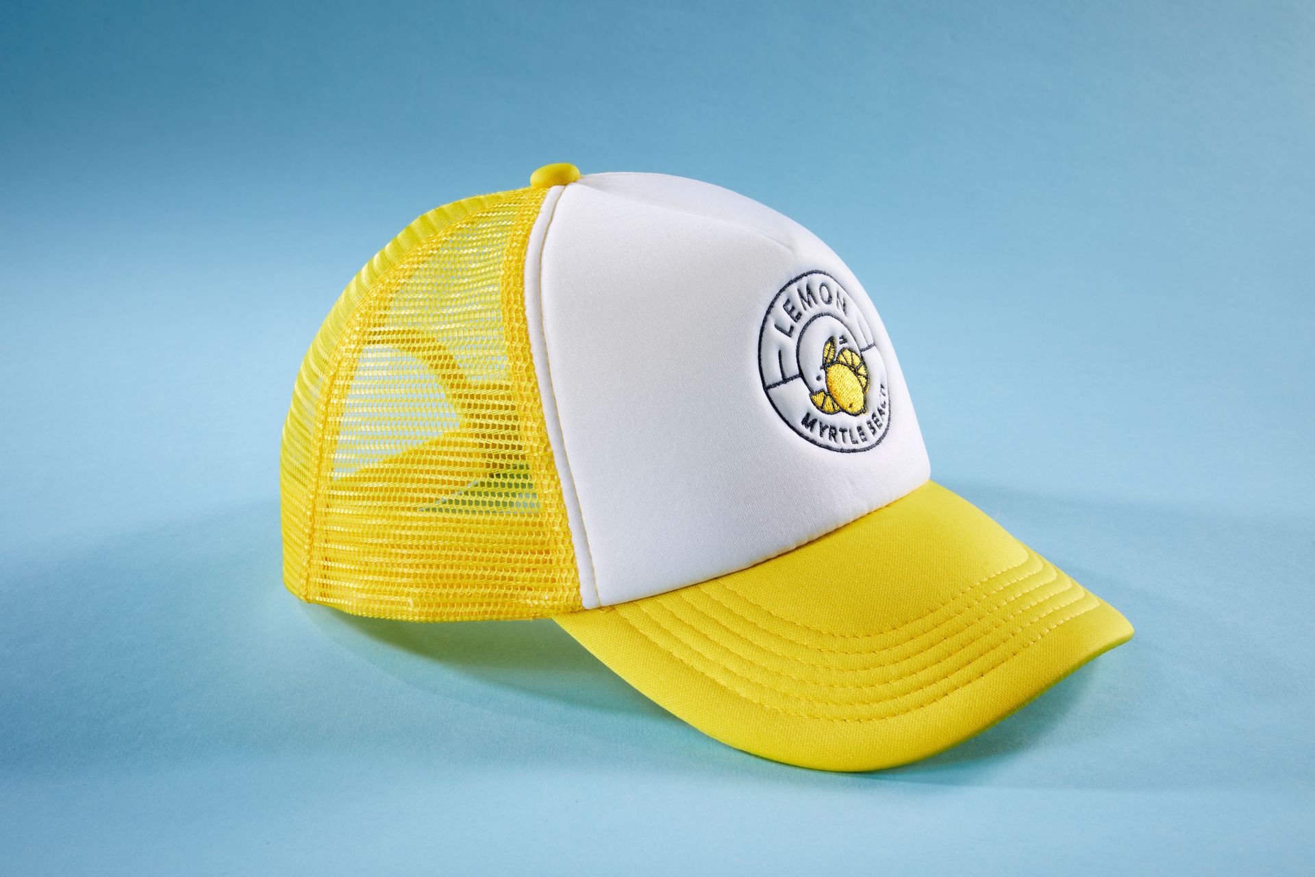 myrtle beach MB070 Cap, Weiß/Blau
