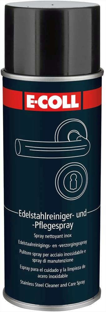 Edelstahlreiniger- und -pflegespray 400ml E-COLL