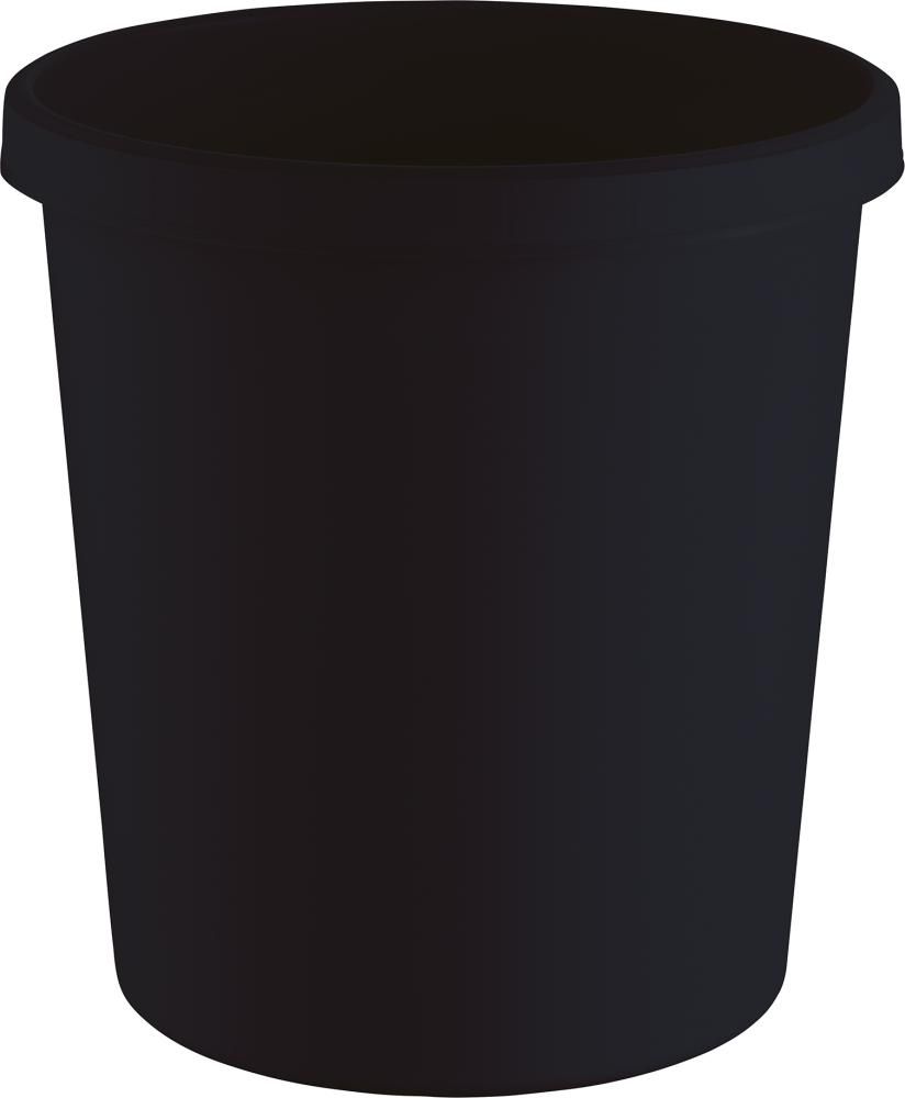 Papierkorb 18 l schwarz 331mm recycling K-Stoff