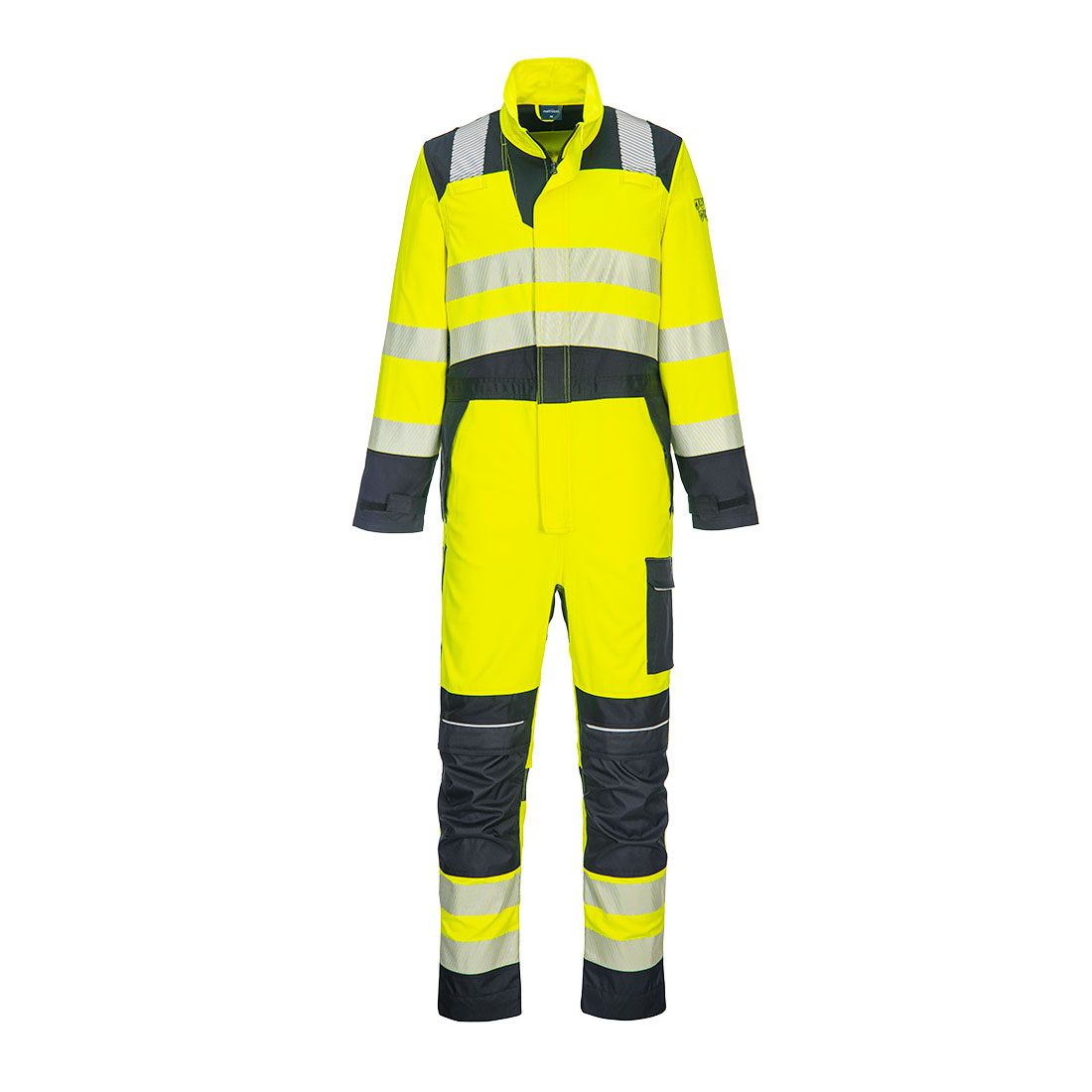 Portwest PW3 Warnschutz-Overall, Gelb/Blau, Gr. 3XL