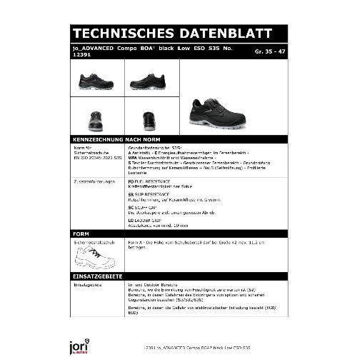 Elten Sicherheitshalbschuh jo_ADVANCED BOA Low ESD S3S