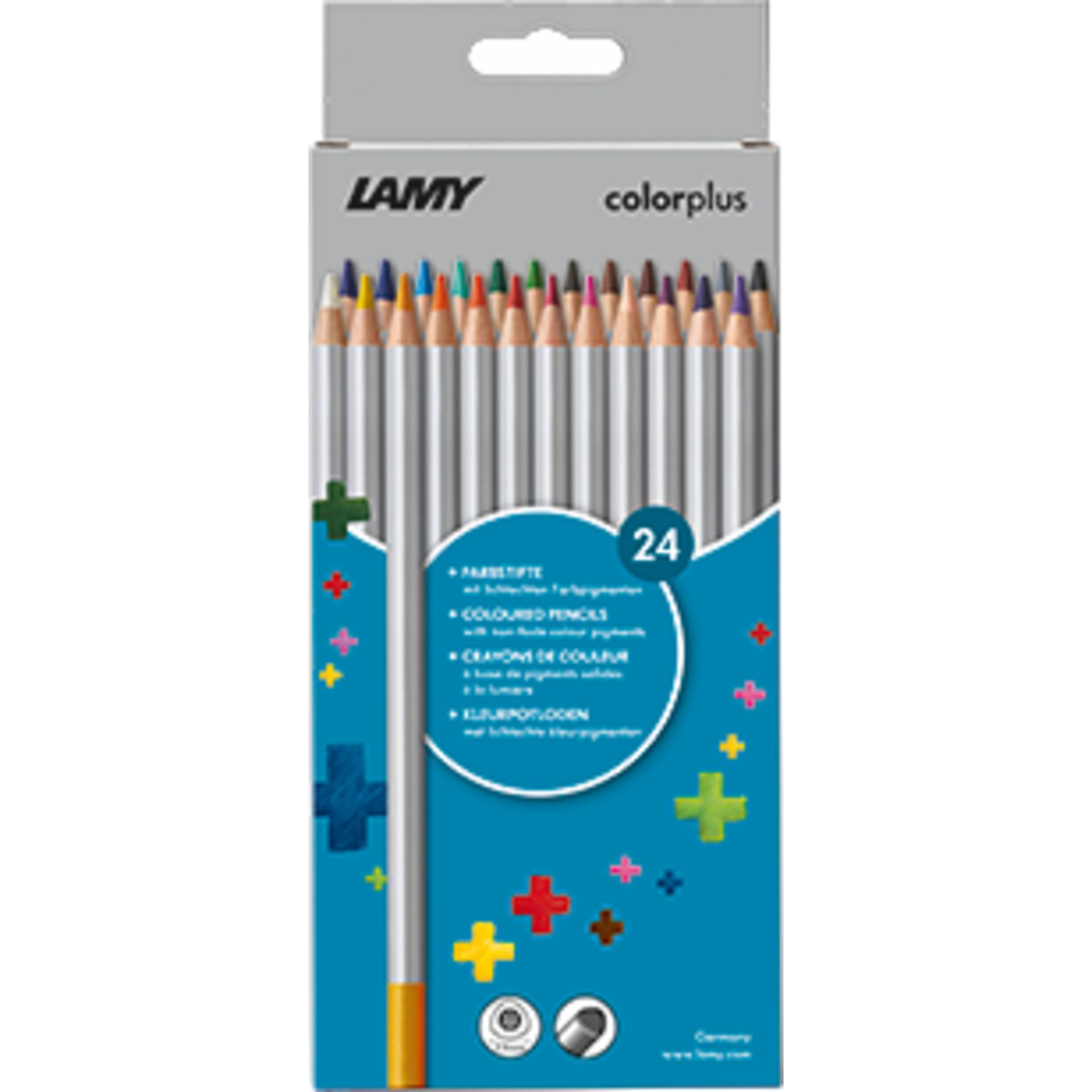 Buntstift colorplus sort. 24St.