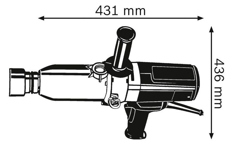 BOSCH Schlagschrauber 1.", im Koffer